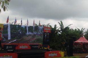 Lintasan Gantasan Bike Park di Kecamatan Licin lokasi gelaran Ijen Geopark Downhill 2024. (Foto. Alfin Kurniawan)