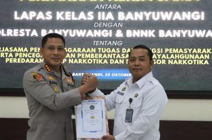 Sinergi Tiga Lembaga Perkuat Sinergi Berantas Narkoba di Banyuwangi